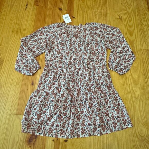 Xirena Dalyn Dress Women's XS Tiered Floral Red Spark Cotton Silk Blend NWT - Picture 15 of 15